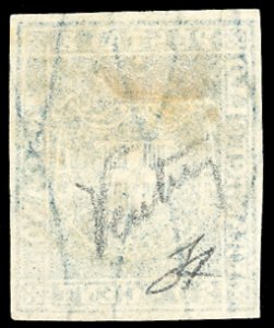 1860 - 20 cent. azzurro (20), ... 