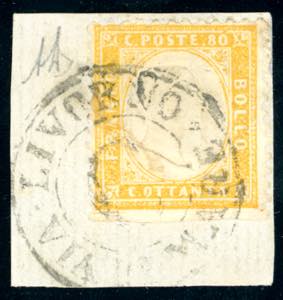 1862 - LIVORNO VIA DI MARE C - 80 cent. ... 