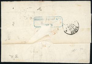 1863 - 20 cent. indaco chiaro, due ... 