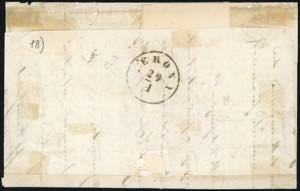 1863 - 15 cent. azzurro tipo ... 