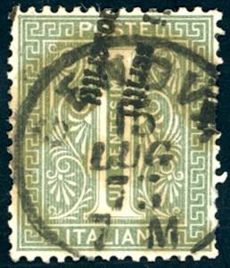 1863 - 1 cent. De La Rue, tiratura di ... 