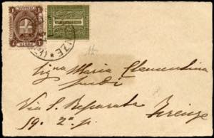 1901 - 1 cent. De La Rue, tiratura di Torino ... 