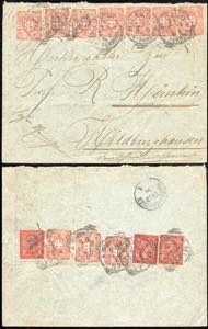 1896 - 2 cent. De La Rue, tiratura di ... 