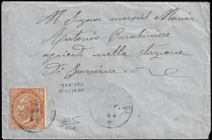 1865 - 10 cent. De La Rue, tiratura di ... 