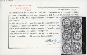 1879 - 2 lire Umberto I (43), ... 