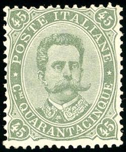 1889 - 45 cent. Umberto I (46), ottima ... 