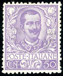 1901 - 50 cent. Floreale (76), ottima ... 
