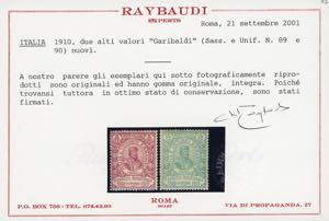 1910 - Garibaldi (87/90), ottima ... 