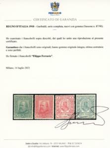 1910 - Garibaldi (87/90), ottima ... 