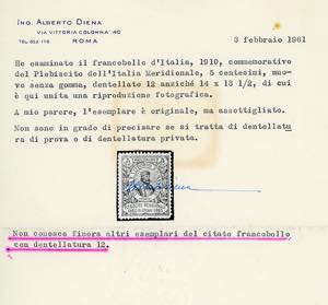 1910 - 5 + 5 cent. Garibaldi, ... 