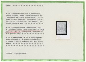 1910 - 5 + 5 cent. Garibaldi, ... 