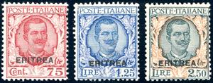 1926 - Floreale soprastampati Eritrea, ... 