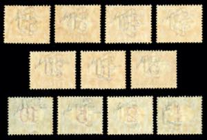 SEGNATASSE 1903 - Soprastampati in ... 