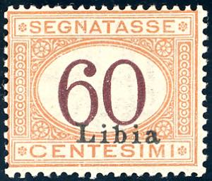 SEGNATASSE 1925 - 60 cent. cifre brune (11), ... 