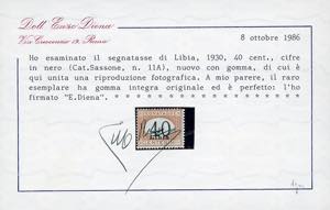 SEGNATASSE 1930 - 40 lire ... 