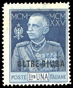 1925 - 1 lira azzurro Giubileo, ... 
