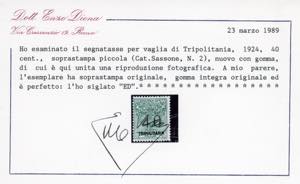 SEGNATASSE VAGLIA 1924 - ... 