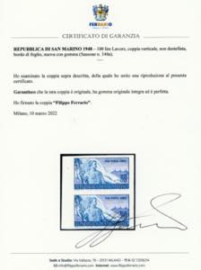 1948 - 100 lire Lavoro, coppia ... 