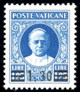 1934 - 1,30 lire su 1,25 lire Provvisoria, ... 