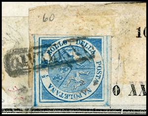 1861 - 1/2 tornese azzurro ... 