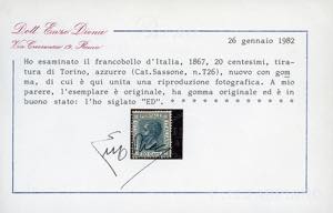 REGNO DITALIA 1862/1889 - ... 