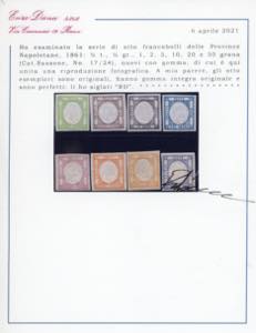 1861 - Lemissione completa ... 