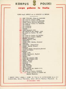 CORPO POLACCO 1946 - Collezione di ... 