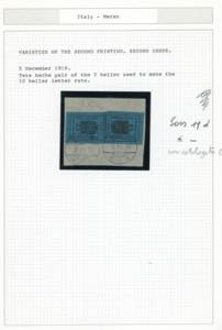 TERRE REDENTE MERANO 1918 - ... 