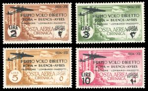 CIRENAICA POSTA AEREA 1934 - Volo ... 