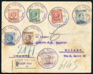 EGEO 1912/1920 - Nove buste con ... 