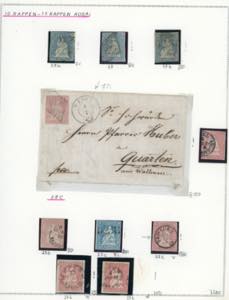 SVIZZERA 1854/1862 - Collezione di ... 