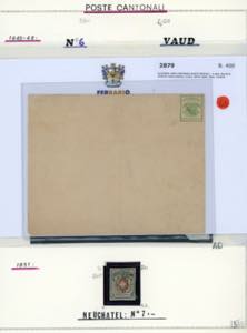 SVIZZERA CANTONALI E POSTE ... 