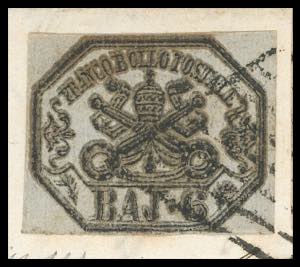 1856 - 6 baj grigio, DOPPIA ... 