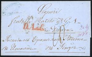 SARDEGNA-RUSSIA/IMPERO RUSSO 1859 - Lettera ... 