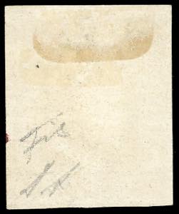 1858 - 1/2 grano lilla grigio, ... 