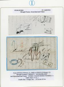 SARDEGNA-UCRAINA/IMPERO RUSSO 1860 ... 