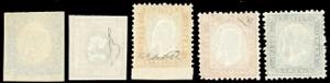1862/1863 - 20, 40 e 80 cent. ... 