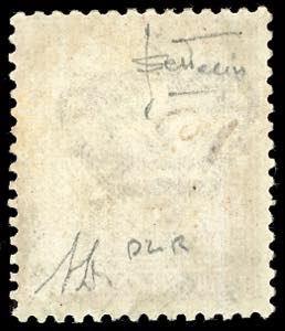 1863 - 2 cent. bruno rosso, De la ... 