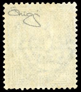 1863 - 5 cent. grigio verde, De la ... 
