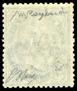 1866 - 5 cent. grigio verde, De la ... 