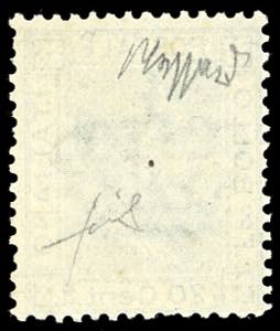 1867 - 20 cent. azzurro, tiratura ... 