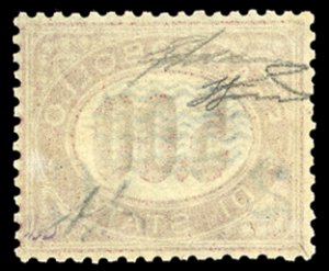 1878 - 2 cent. su 5 lire Servizio ... 