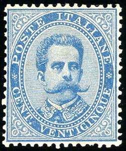 1879 - 25 cent. Umberto I (40), ottima ... 