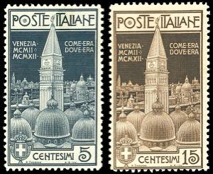 1912 - Campanile di Venezia, serie completa ... 
