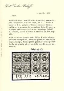 1924 - Crociera Italiana, serie ... 