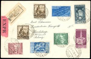 1939 - 1,75 + 1 lira, 2,55 + 2 lire posta ... 