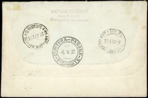 1932 - 3 lire Dante posta aerea e ... 