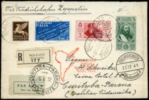 1932 - 3 lire Dante posta aerea e 5 lire ... 