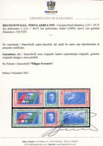 1933 - Trittici I-DINI (51F/52F), ... 