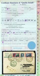 1933 - 5,25 + 19,75 lire Trittico ... 